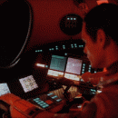 A series of minimalist cinemagraphs from Stanley Kubrick's 1968 masterpiece 2001: A Space Odyssey