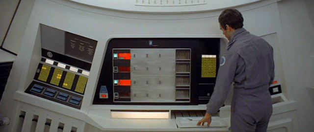 A series of minimalist cinemagraphs from Stanley Kubrick's 1968 masterpiece 2001: A Space Odyssey