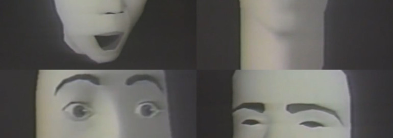 The first computer generated facial animation from 1974