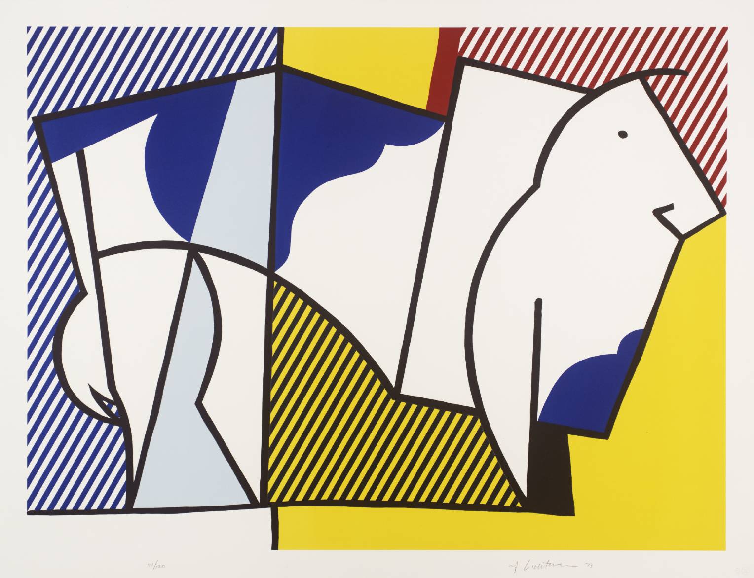 Bull III 1973 by Roy Lichtenstein 1923-1997