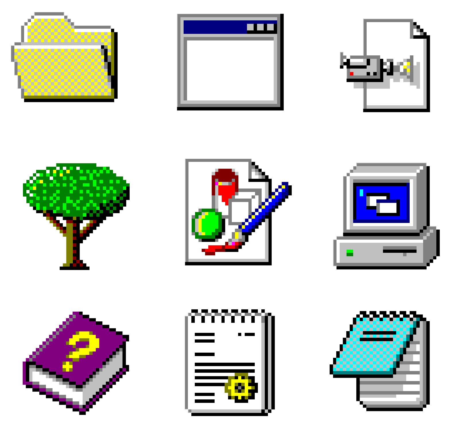 windows 95 folder icon png