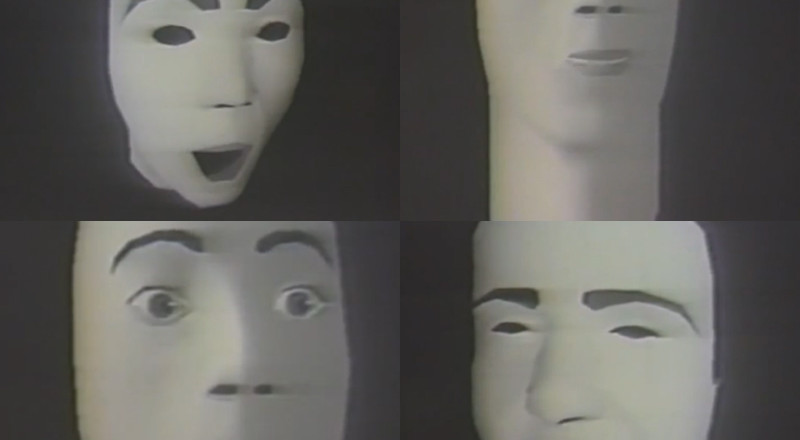 The first computer generated facial animation from 1974
